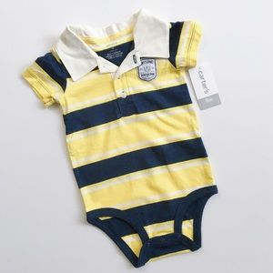 *NWT* CARTER'S 'Awesome Dept' Polo One Piece (9Mo)